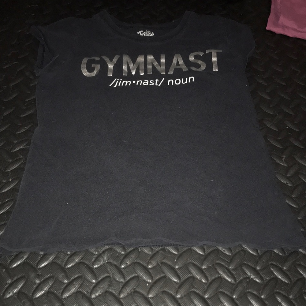 Justice gymnast shirt size 10